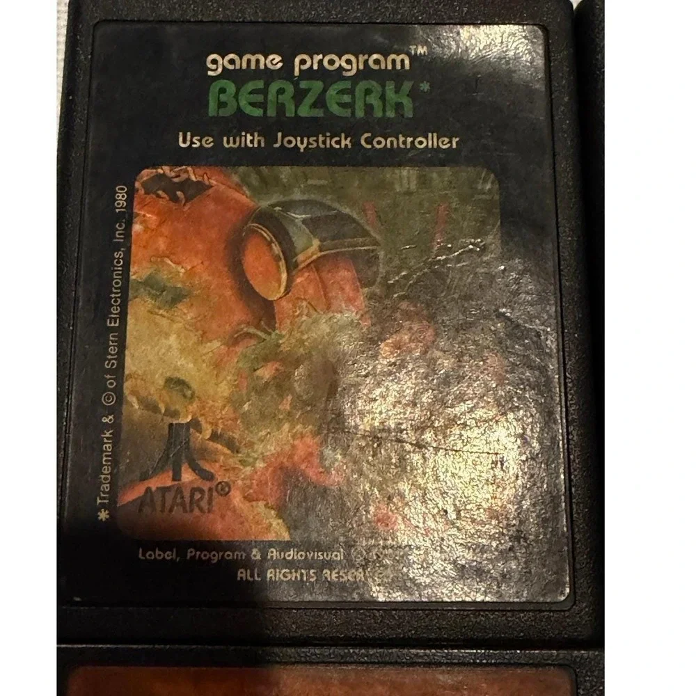 Atari 2600‎ Game Lot Berzerk Asteroids Combat Stampede Activision CX2650 CX2649